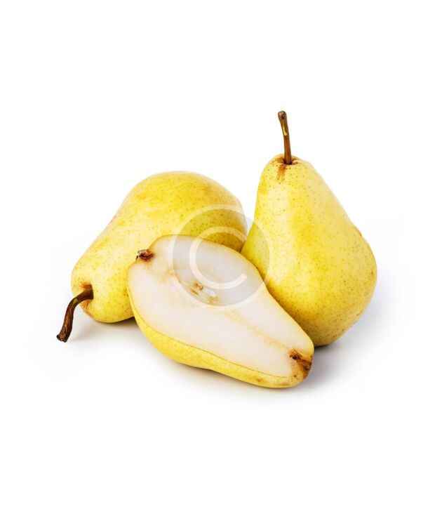 Yellow Bartlett pears
