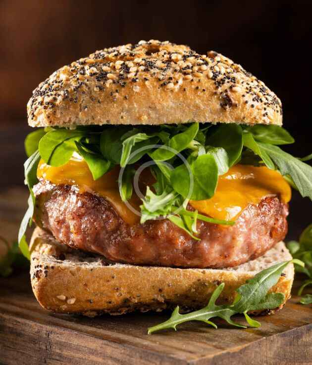 Cheddar beef burger