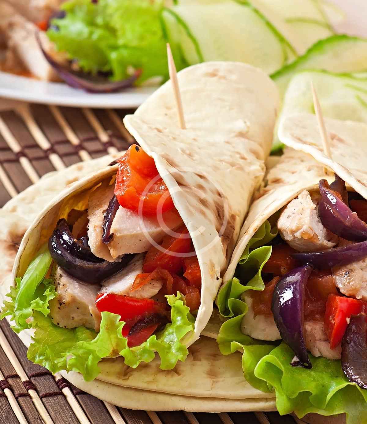 Grilled chicken wrap - Görsel 2